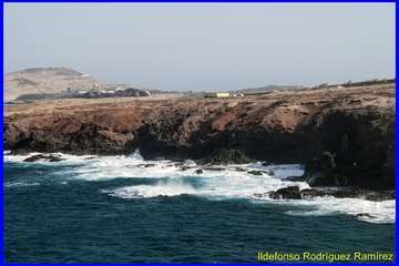 Las coladas de la costa sur de Telde datan de hace 3,8 millones de años (Foto Ildefonso Rodríguez)